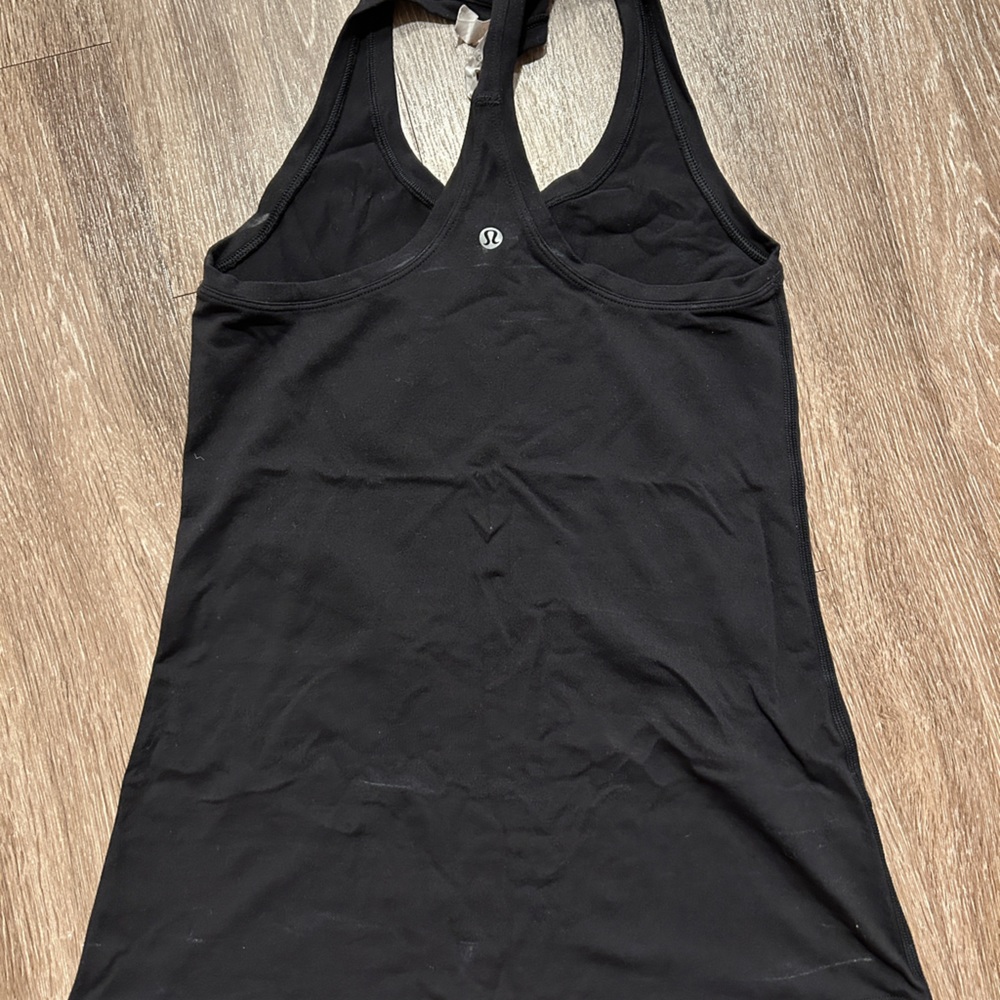Black Athletic Lululemon tank top